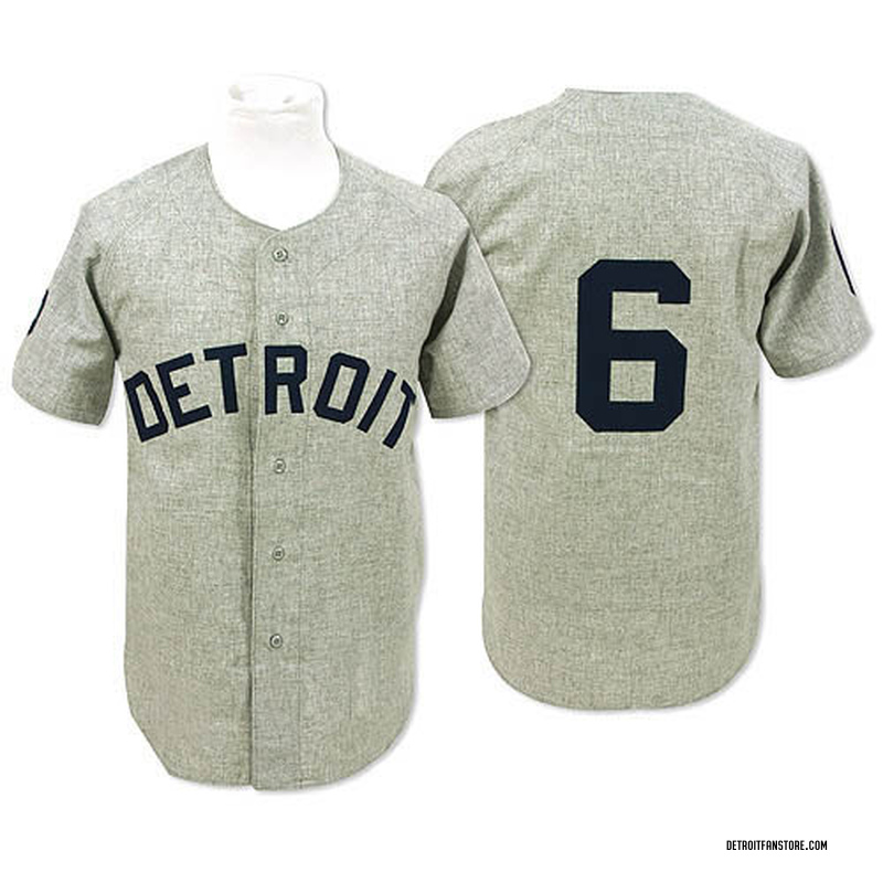 Al Kaline Men's Detroit Tigers 1968 Throwback Jersey - Grey Authentic