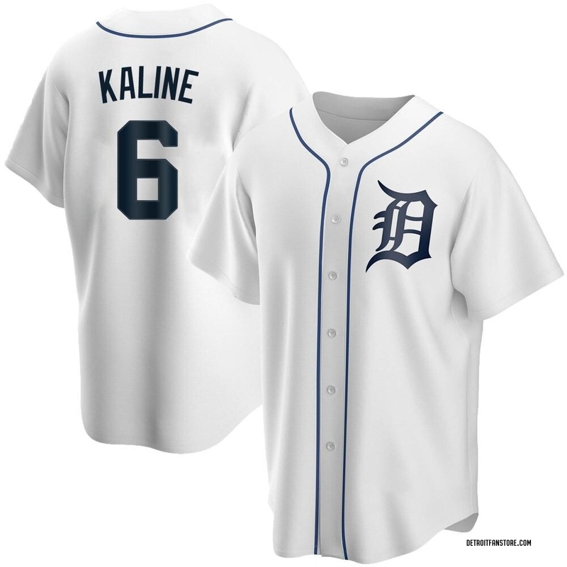 Al Kaline Men's Detroit Tigers 1968 Throwback Jersey - Grey Replica