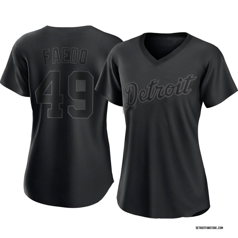 Alex Faedo Women's Detroit Tigers Pitch Fashion Jersey - Black Replica