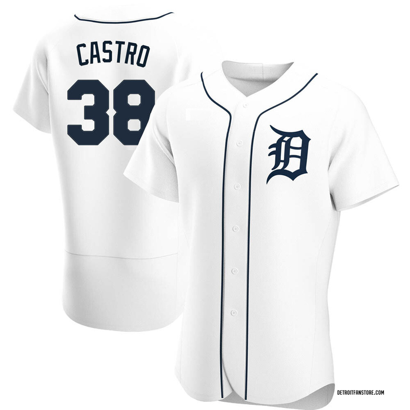 Anthony Castro Men's Detroit Tigers Home Jersey - White Authentic