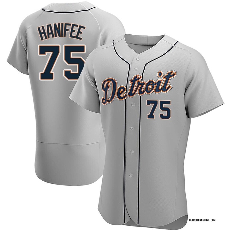 Brenan Hanifee Men's Detroit Tigers Road Jersey - Gray Authentic