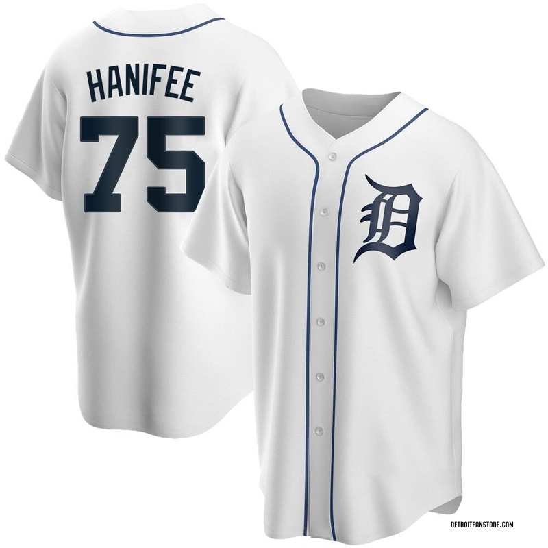 Brenan Hanifee Youth Detroit Tigers Home Jersey - White Replica