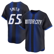 Burch Smith Men's Detroit Tigers 2024 City Connect Jersey - Blue Limited