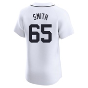 Burch Smith Men's Detroit Tigers Home Jersey - White Elite