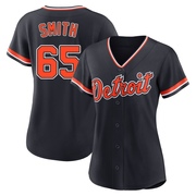 Burch Smith Women's Detroit Tigers Alternate 2nd Jersey - Navy Replica