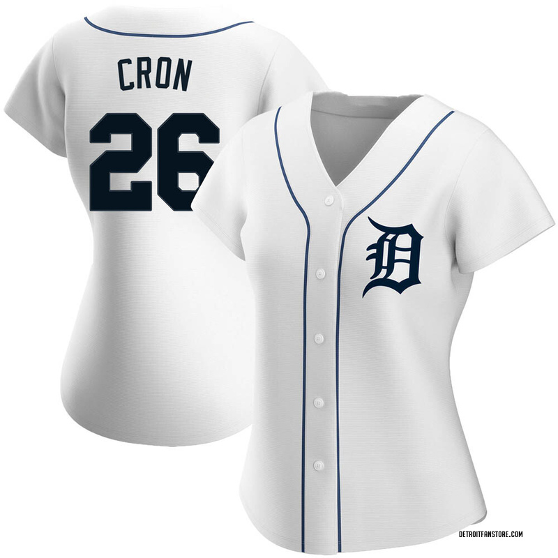 C.J. Cron Women's Detroit Tigers Home Jersey - White Replica