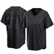 Colt Keith Men's Detroit Tigers Pitch Fashion Jersey - Black Replica