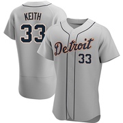 Colt Keith Men's Detroit Tigers Road Jersey - Gray Authentic