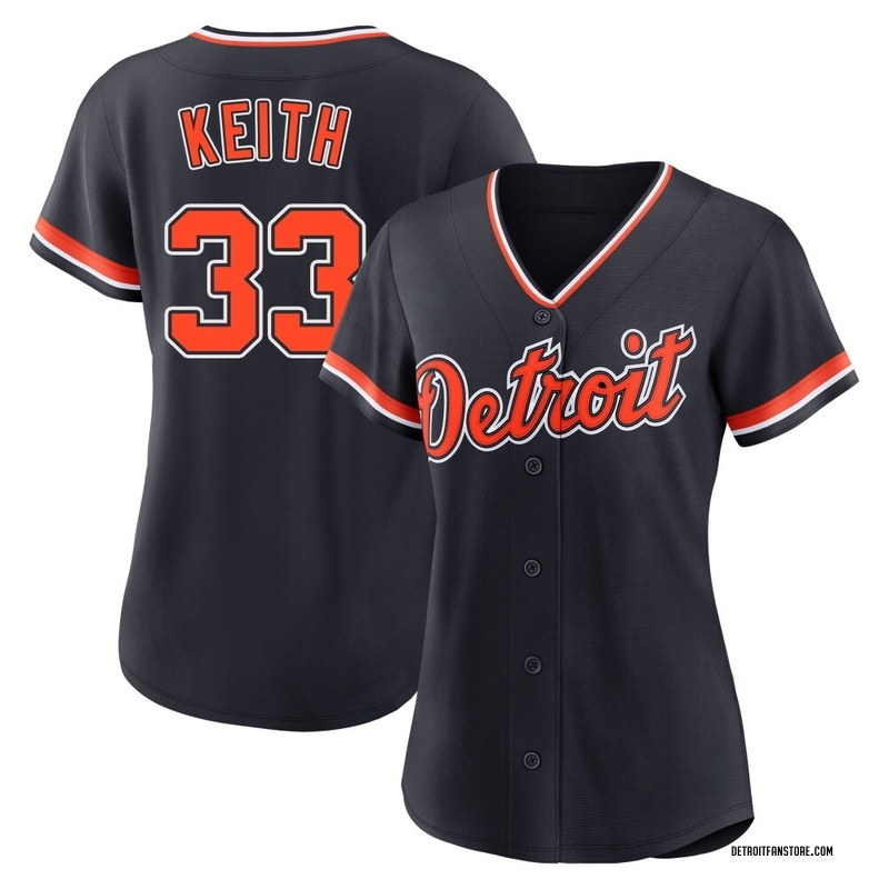 Colt Keith Women's Detroit Tigers Alternate 2nd Jersey - Navy Replica