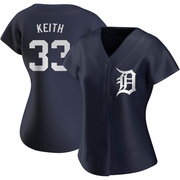 Colt Keith Women's Detroit Tigers Alternate Jersey - Navy Replica