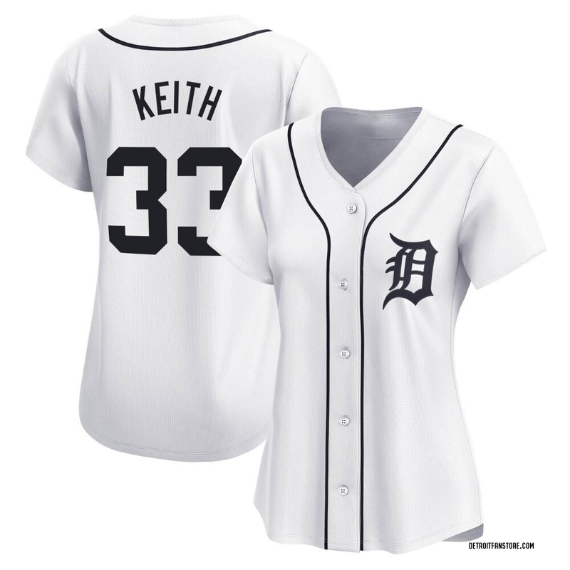 Colt Keith Women's Detroit Tigers Home Jersey - White Limited