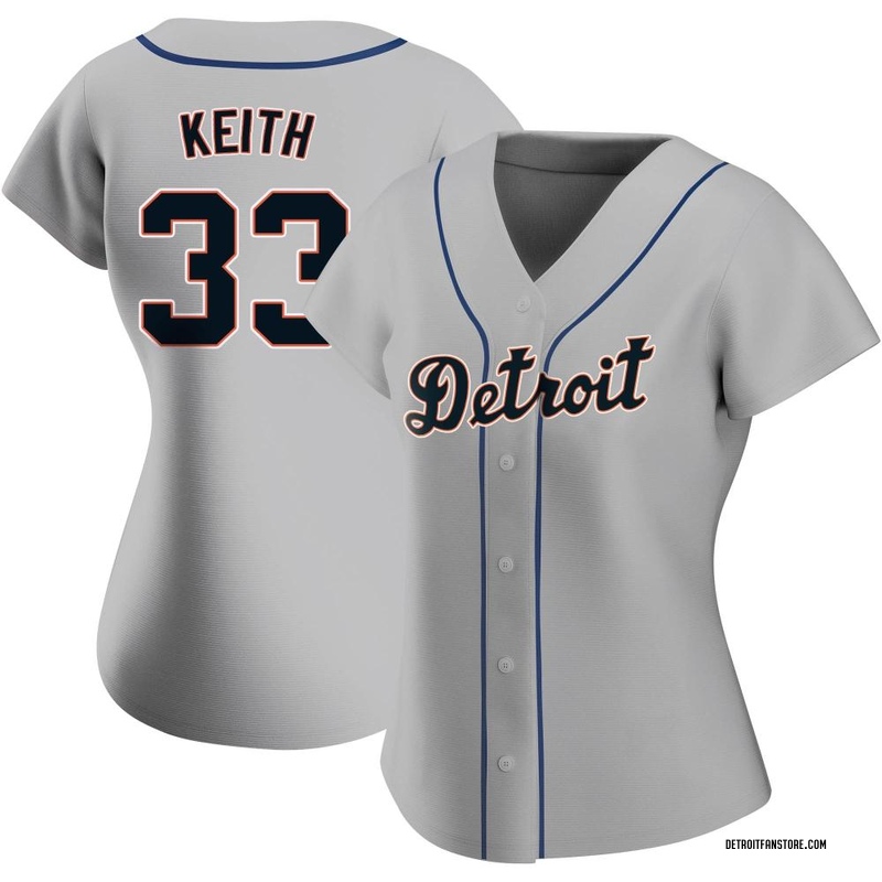 Colt Keith Women's Detroit Tigers Road Jersey - Gray Authentic