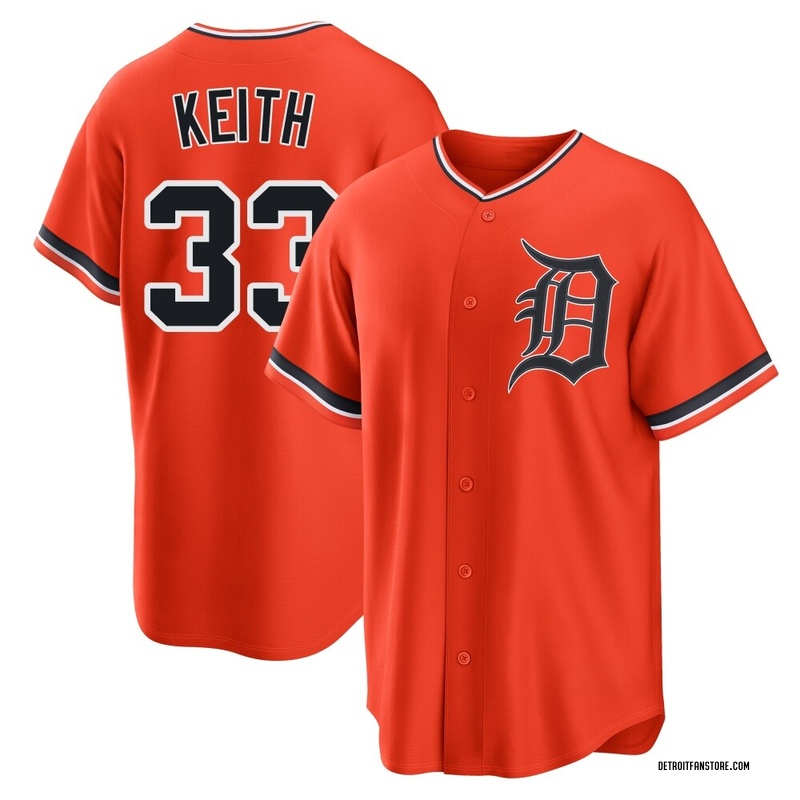 Colt Keith Youth Detroit Tigers Alternate Jersey - Orange Replica