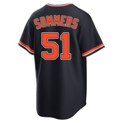 Drew Sommers Men's Detroit Tigers Alternate 2nd Jersey - Navy Replica