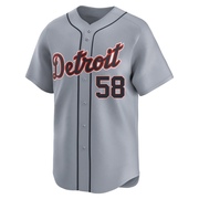 Dylan Smith Men's Detroit Tigers Road Jersey - Gray Limited