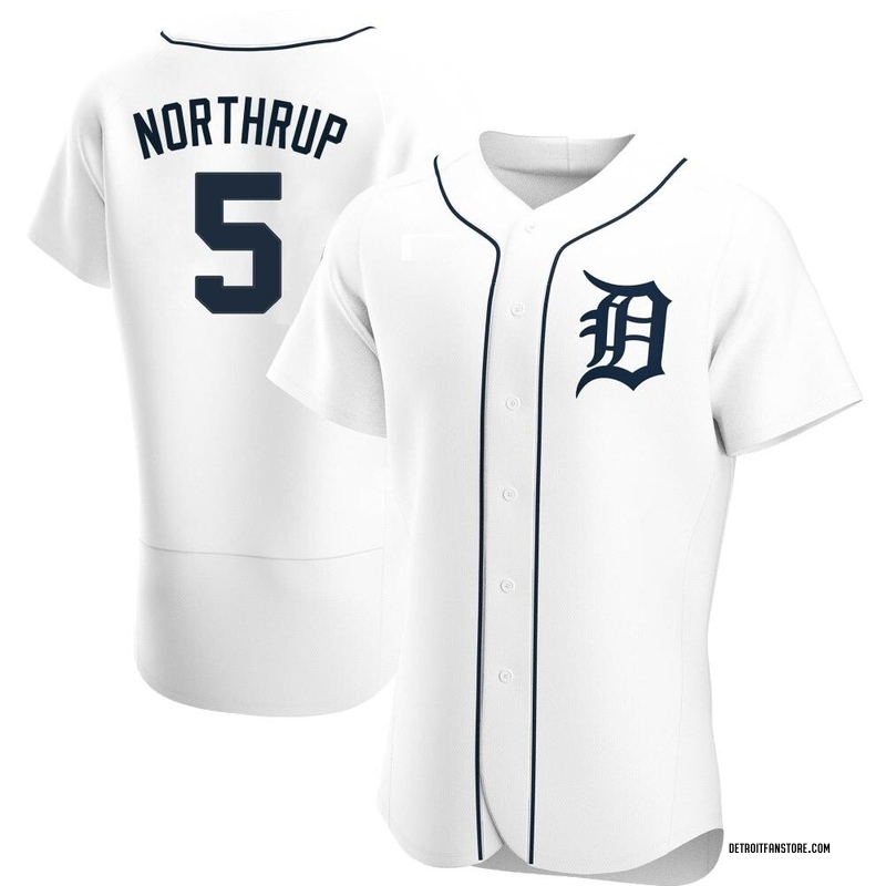 Jim Northrup Men's Detroit Tigers Home Jersey - White Authentic