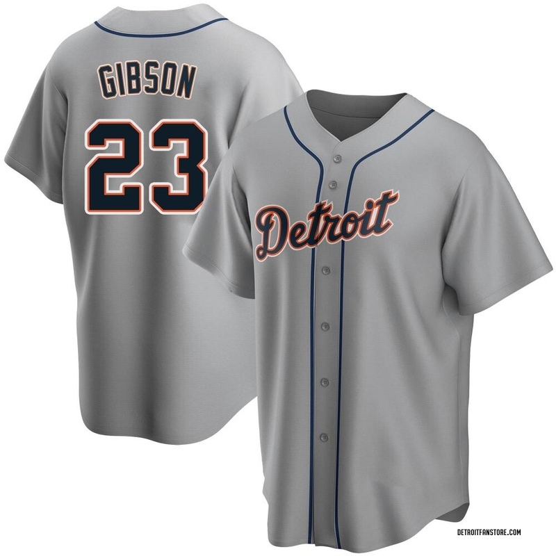 Kirk Gibson Men's Detroit Tigers Road Jersey - Gray Replica