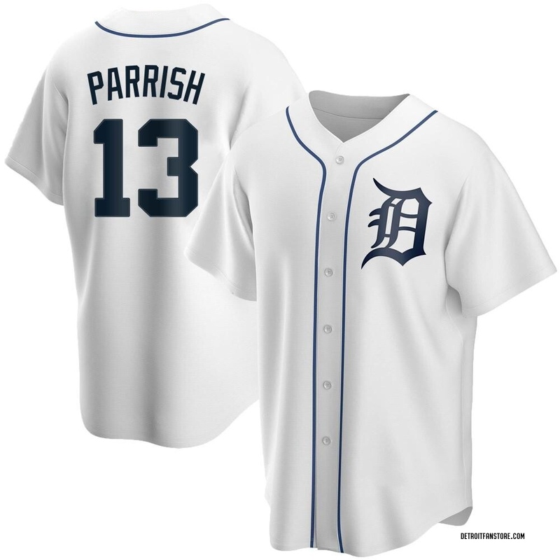 Lance Parrish Men's Detroit Tigers Home Jersey - White Replica