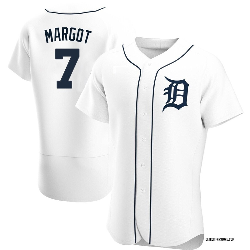 Manuel Margot Men's Detroit Tigers Home Jersey - White Authentic
