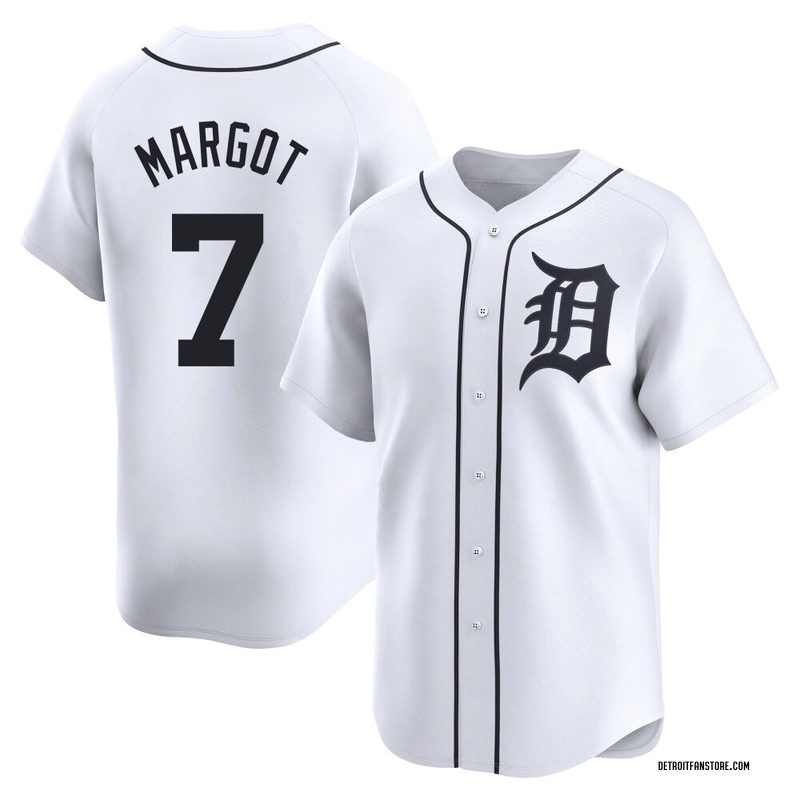 Manuel Margot Youth Detroit Tigers Home Jersey - White Limited