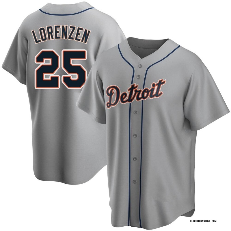 Michael Lorenzen Men's Detroit Tigers Road Jersey - Gray Replica