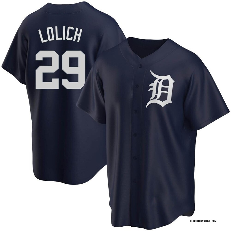 Mickey Lolich Men's Detroit Tigers Road Jersey - Gray Authentic