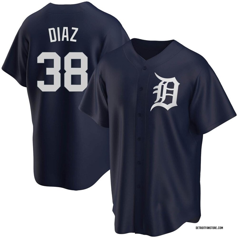 Miguel Diaz Youth Detroit Tigers Alternate Jersey - Navy Replica