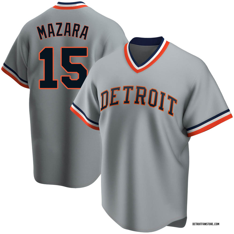 Nomar Mazara Youth Detroit Tigers Road Cooperstown Collection Jersey - Gray  Replica