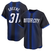Riley Greene Men's Detroit Tigers 2024 City Connect Jersey - Blue Limited