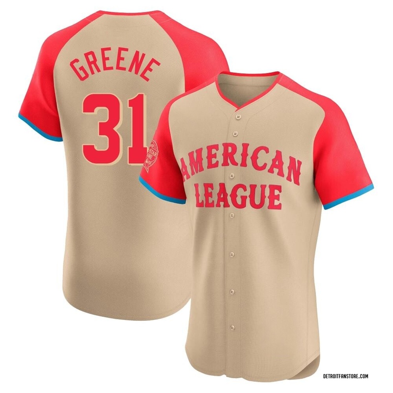 Riley Greene Men's Detroit Tigers American League 2024 All-Star Game Jersey - Cream Elite