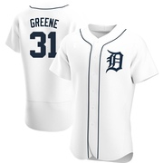 Riley Greene Men's Detroit Tigers Home Jersey - White Authentic