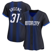 Riley Greene Women's Detroit Tigers 2024 City Connect Jersey - Blue Limited