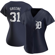 Riley Greene Women's Detroit Tigers Alternate Jersey - Navy Authentic