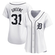 Riley Greene Women's Detroit Tigers Home Jersey - White Limited