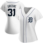 Riley Greene Women's Detroit Tigers Home Jersey - White Replica