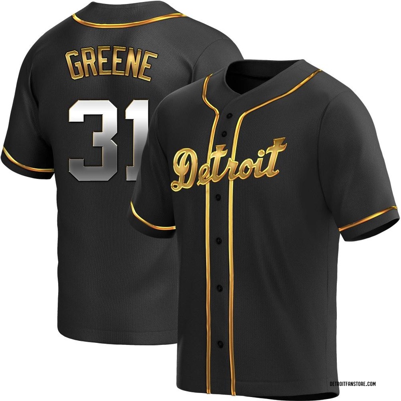 Riley Greene Youth Detroit Tigers Alternate Jersey - Black Golden