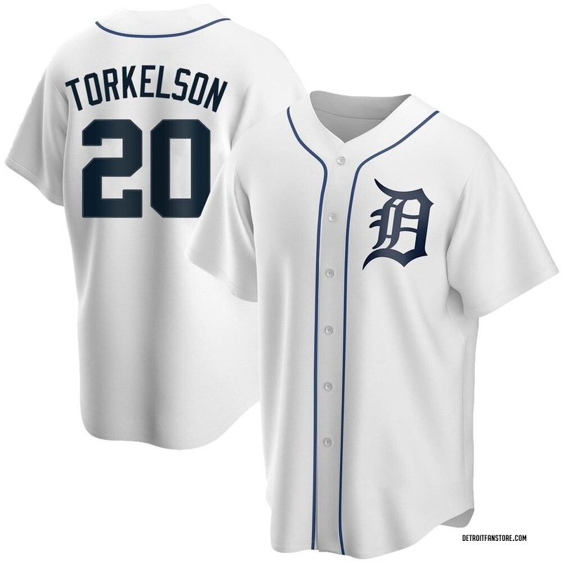 Spencer Torkelson Men's Detroit Tigers Home Jersey - White Replica