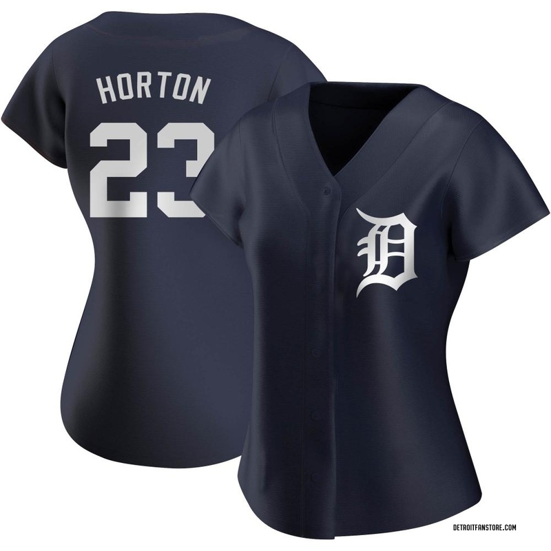 Willie Horton Women's Detroit Tigers Alternate Jersey - Navy Replica