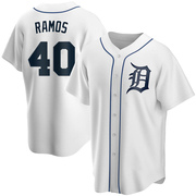 Wilson Ramos Men's Detroit Tigers Home Jersey - White Replica