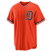 Zack Short Men's Detroit Tigers Alternate Jersey - Orange Replica