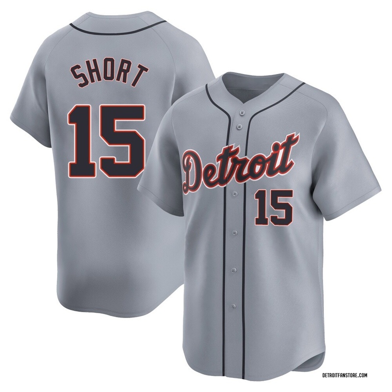 Zack Short Youth Detroit Tigers Road Jersey - Gray Limited